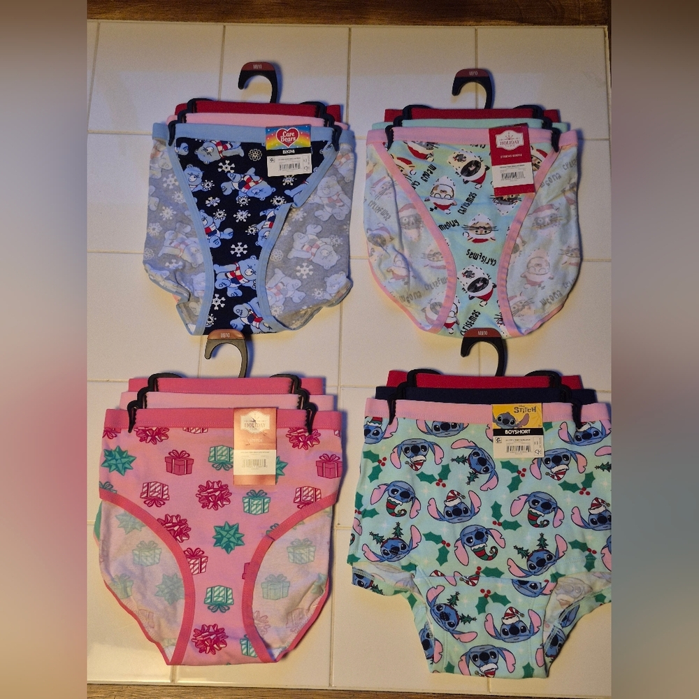 NEW Lot Of 4 Walmart 3-packs Of Underwear In Assorted Styles, Size Medium